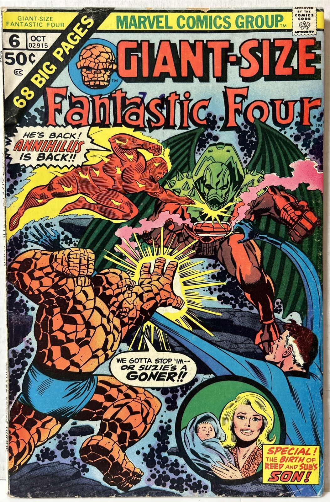 Giant-Size Fantastic Four #6 Marvel 1975 *VG+*