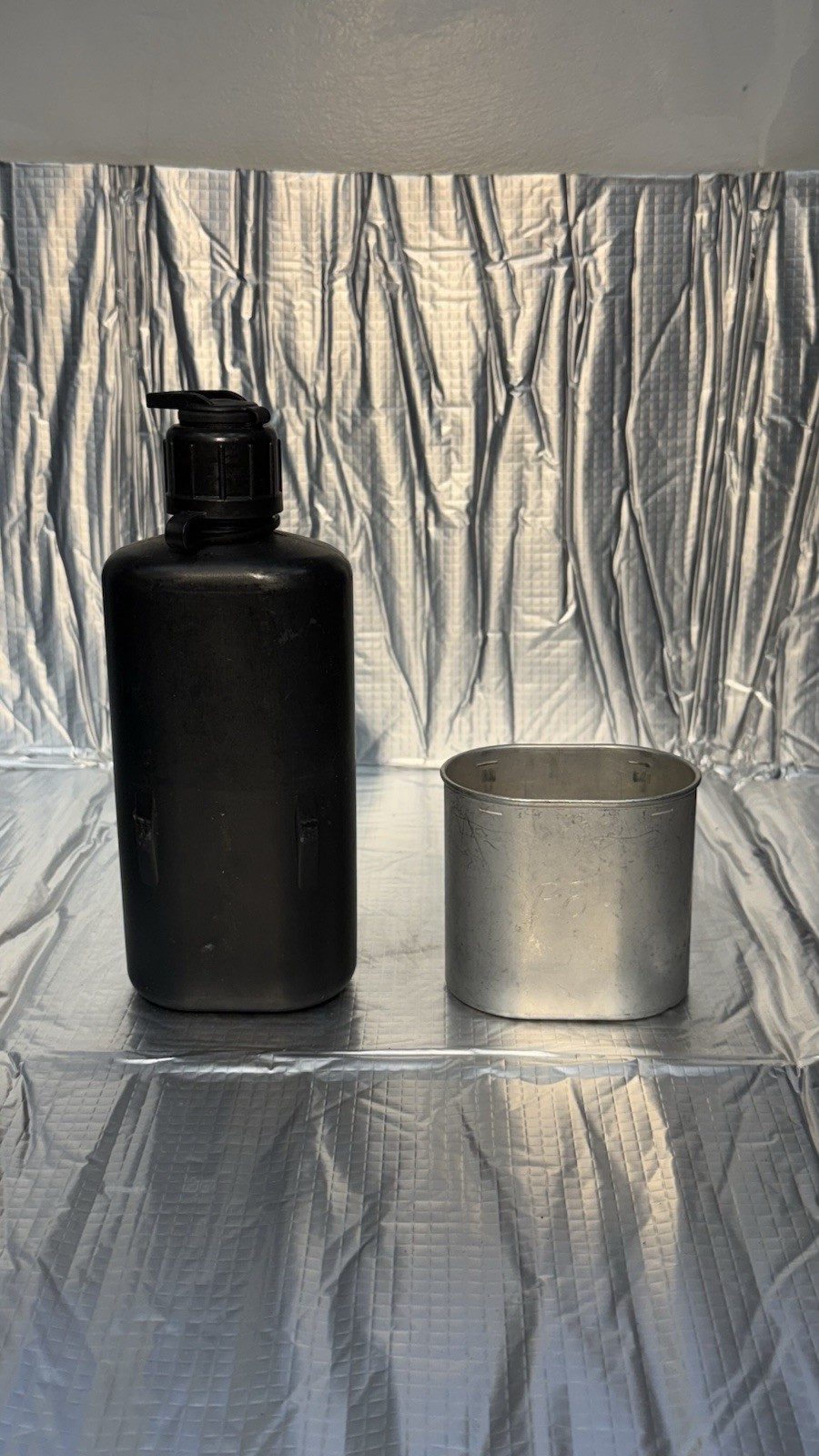 Current Issue Swiss Army Canteen M91, Canteen BMW Vogel with Cup