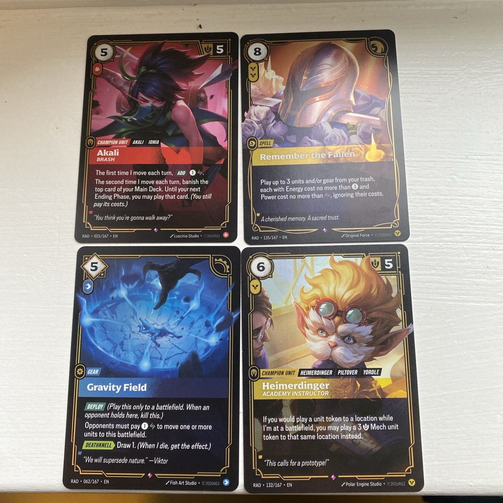 Riftbound Radiance | Rare Bundle | 4 Cards (015/167, 135/167, 062/167 & 132/167) Riftbound Radiance | Rare Bundle | 4 Cards (015/167, 135/167, 062/167 & 132/167)