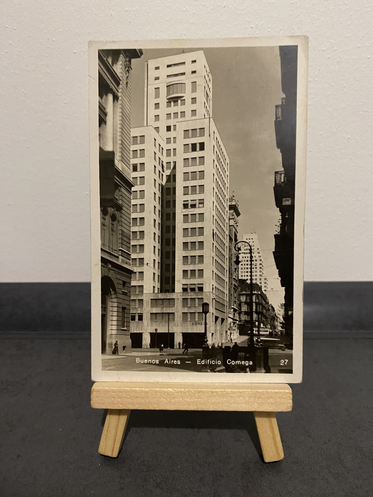 Vintage Postcard Buenos Aires, Edificio Comega, Argentina, Architecture, 1936