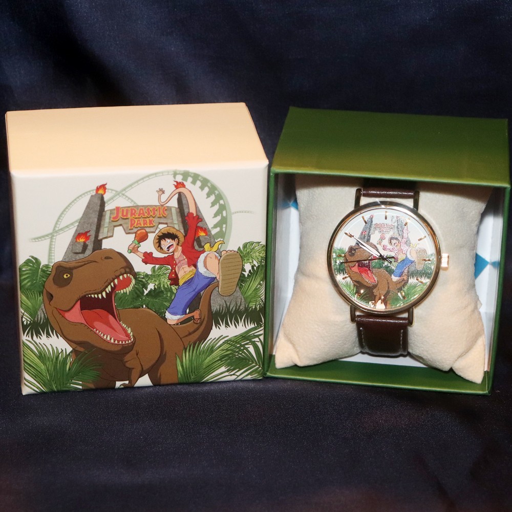One Piece x Jurassic Park Luffy T-Rex Watch USJ Universal Studios Japan 2026 New