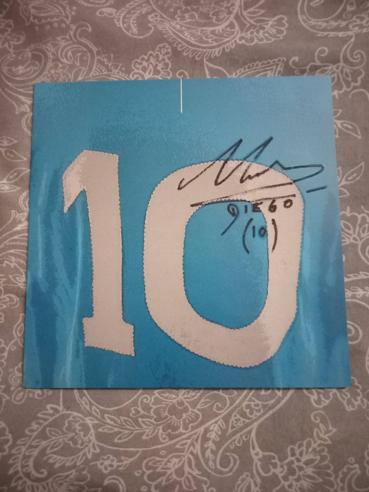  Memorabilia folder from 1986/87-Diego Maradona-Naples scudetto-039/240. 
