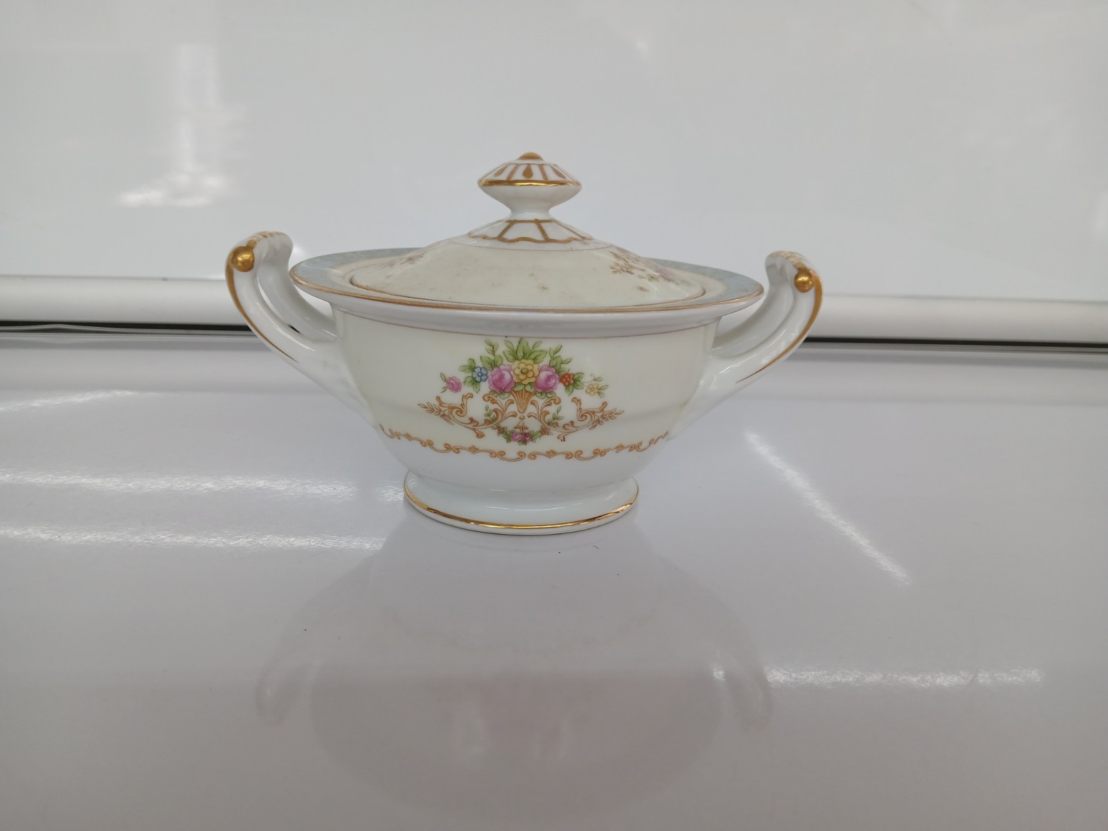 Noritake Sugar Bowl Vintage With Lid