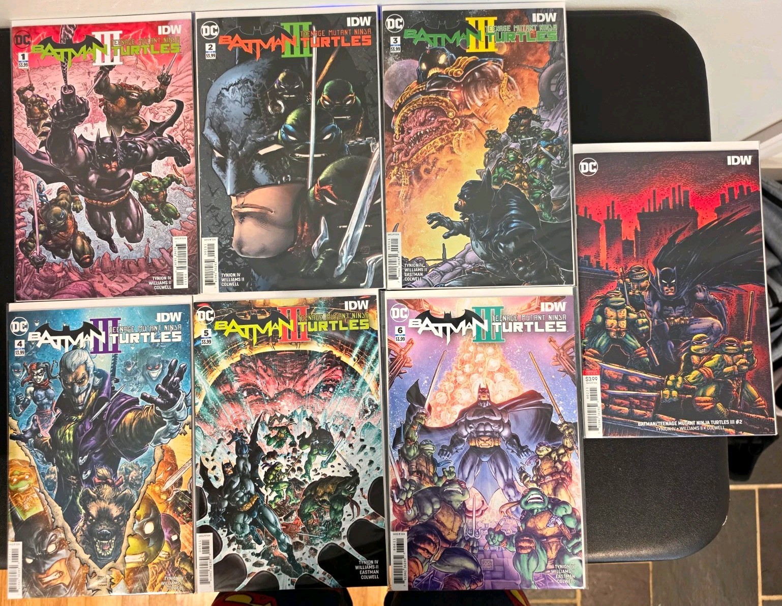 Batman TMNT III #1-6 Complete + #2 Variant 7 Comic Lot DC IDW Tynion Batman TMNT III #1-6 Complete + #2 Variant 7 Comic Lot DC IDW Tynion