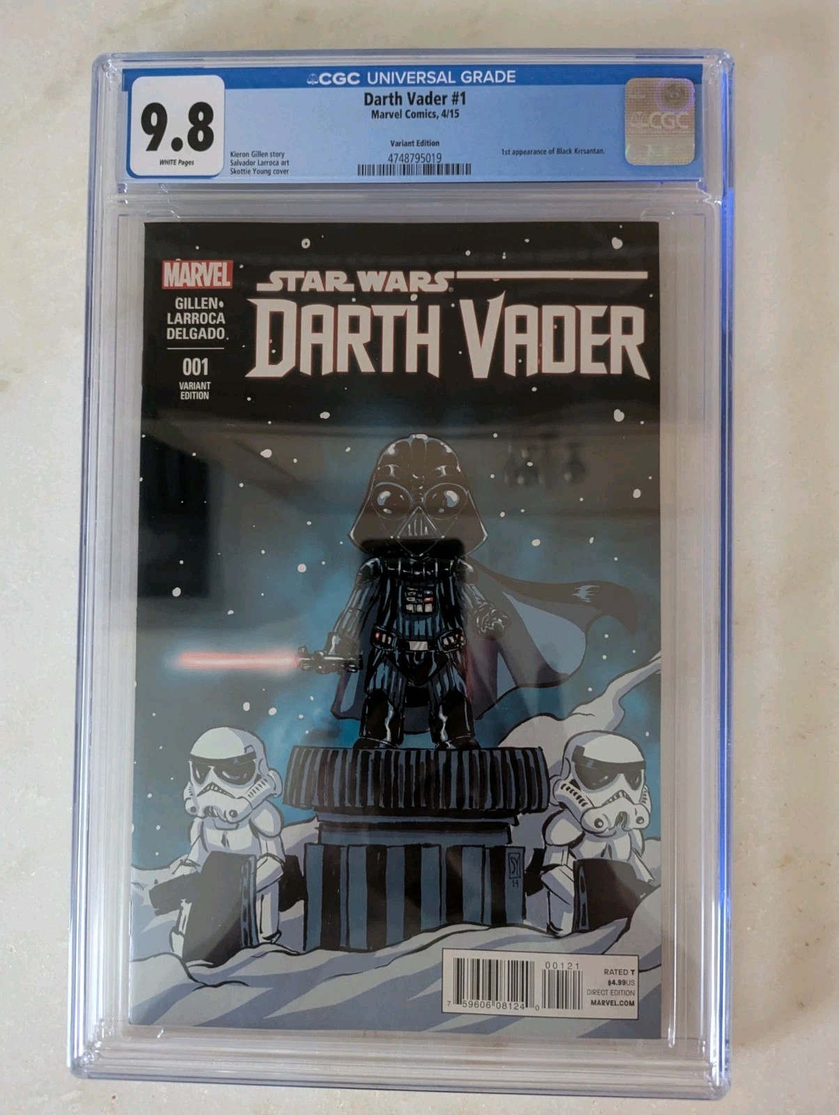 Star Wars DARTH VADER # 1 (2015) CGC 9.8 Skottie Young VARIANT 