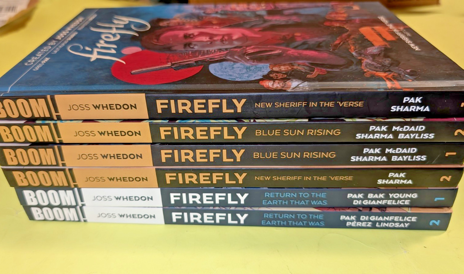 Boom FIREFLY Volume 1 & 2 Hardcover Pak & Whedon Three Sets