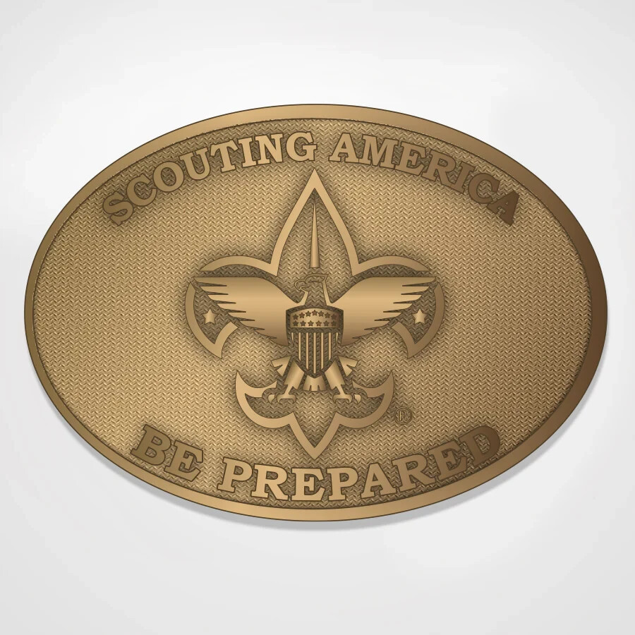 BSA SCOUTING AMERICA BOY SCOUTS BE PREPARED BELT BUCKLE