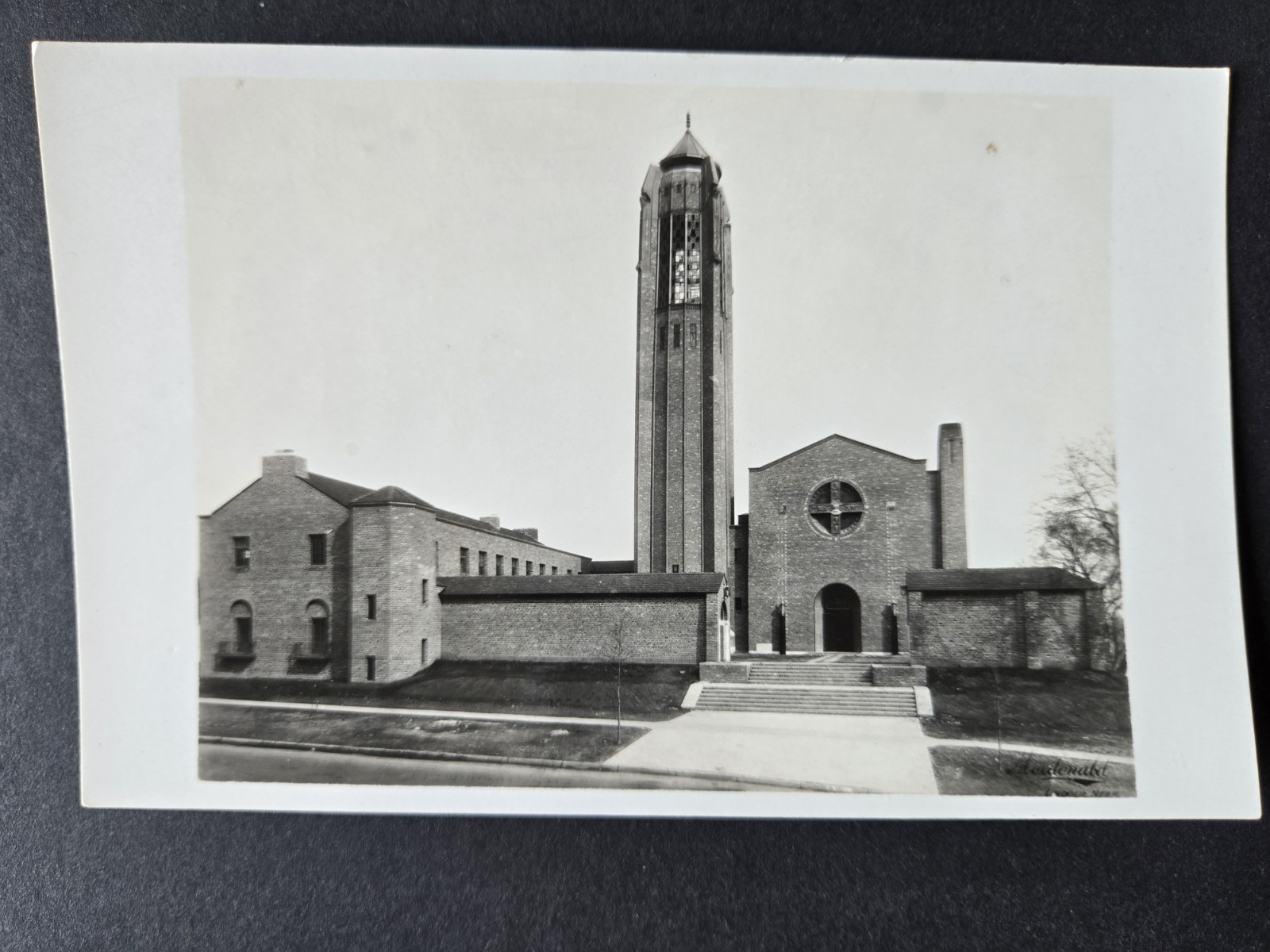 First Plymouth Congregational Church Lincoln NE RPPC Postcard c.1920\'s