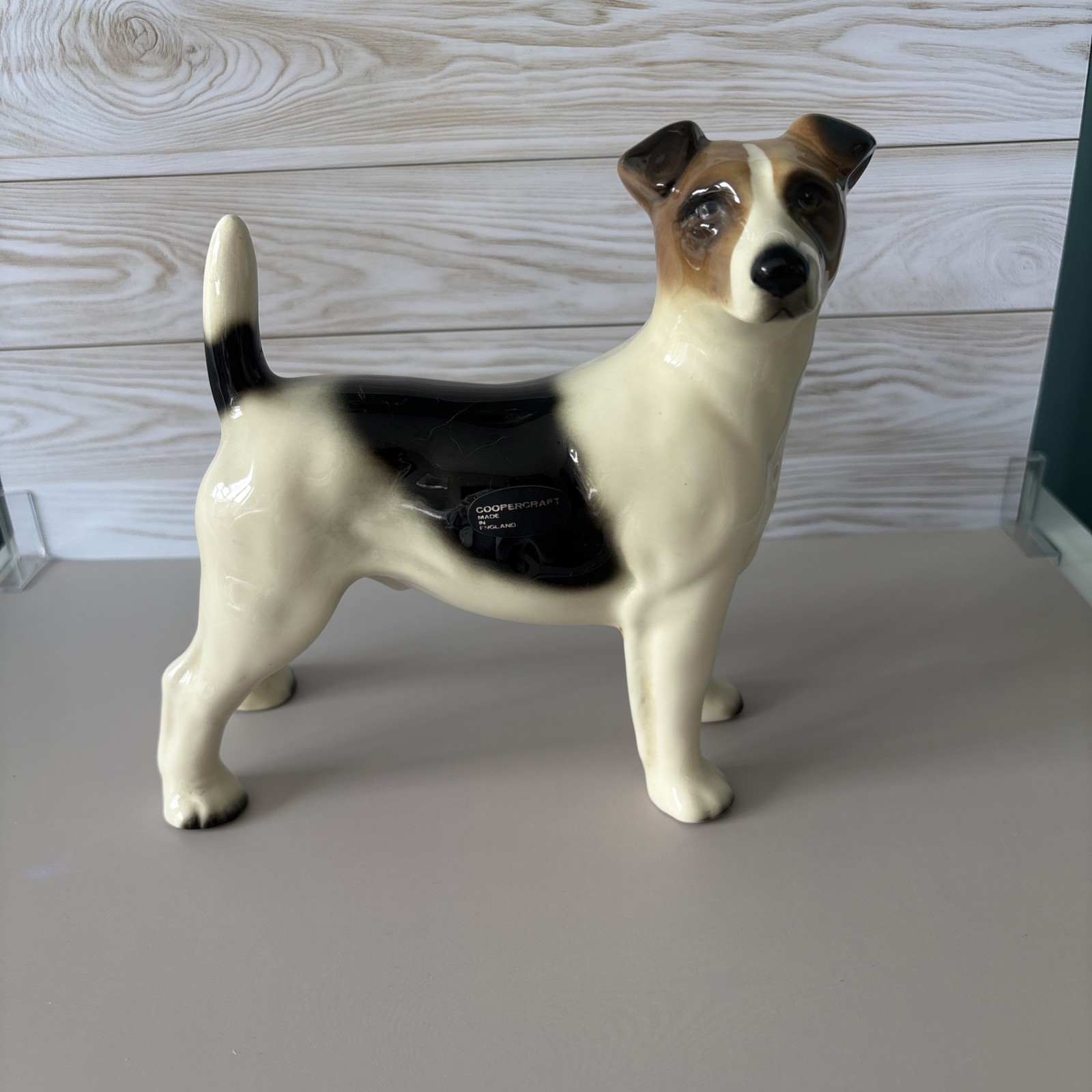 Coopercraft Vintage Jack Russell ornament large dog H 7