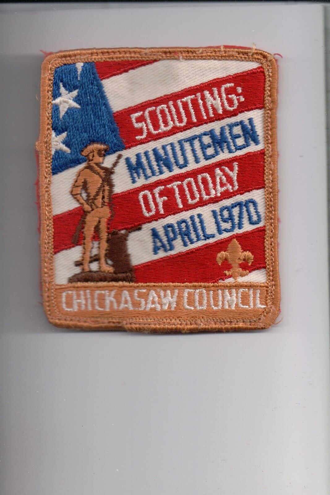 1970 Chickasaw Council Scouting: Minutemen Of Today patch
