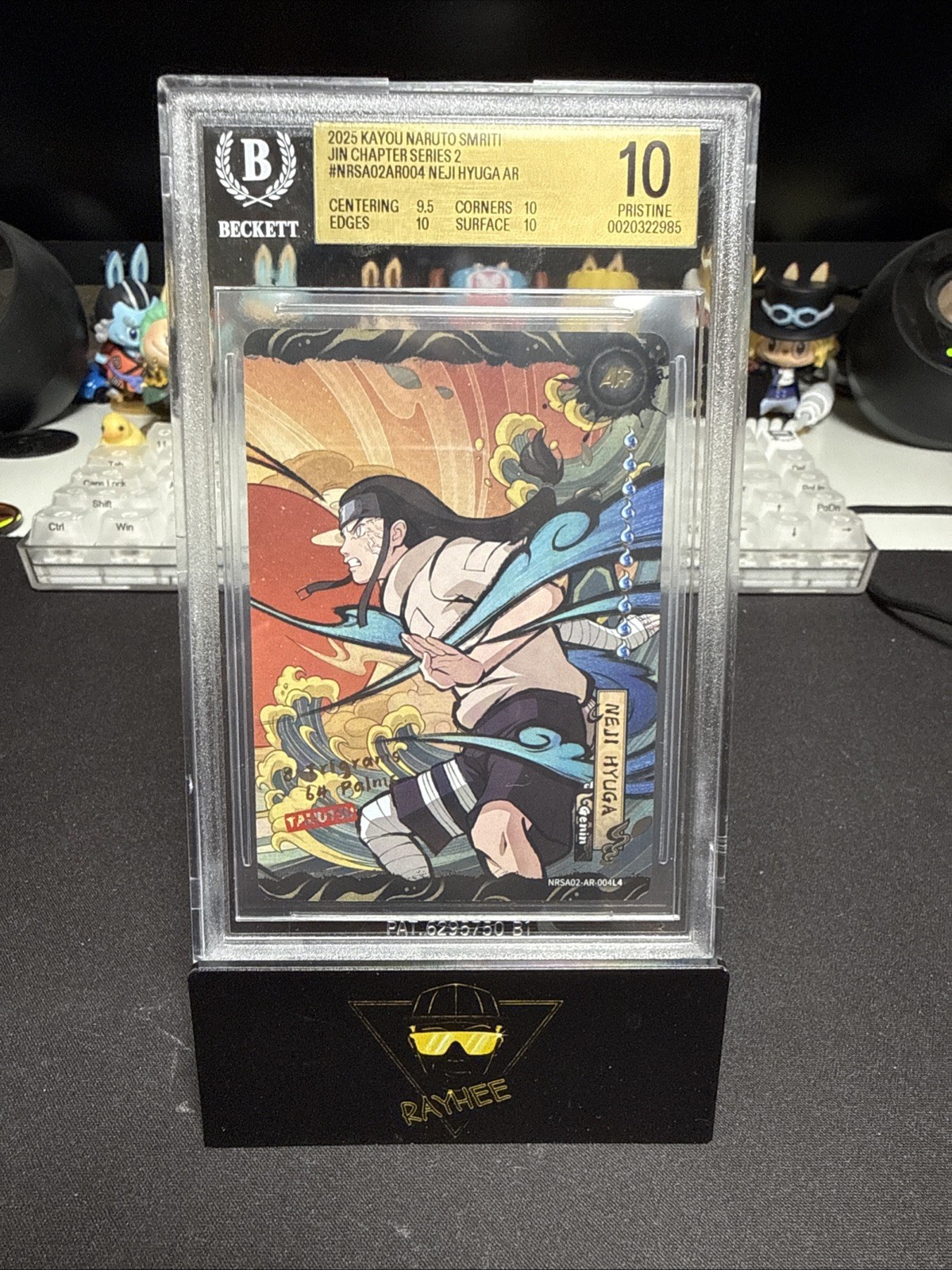 2025 Kayou Naruto SMRITI Jin Chapter Series 2 Neji Hyuga AR BGS 10 POP 3