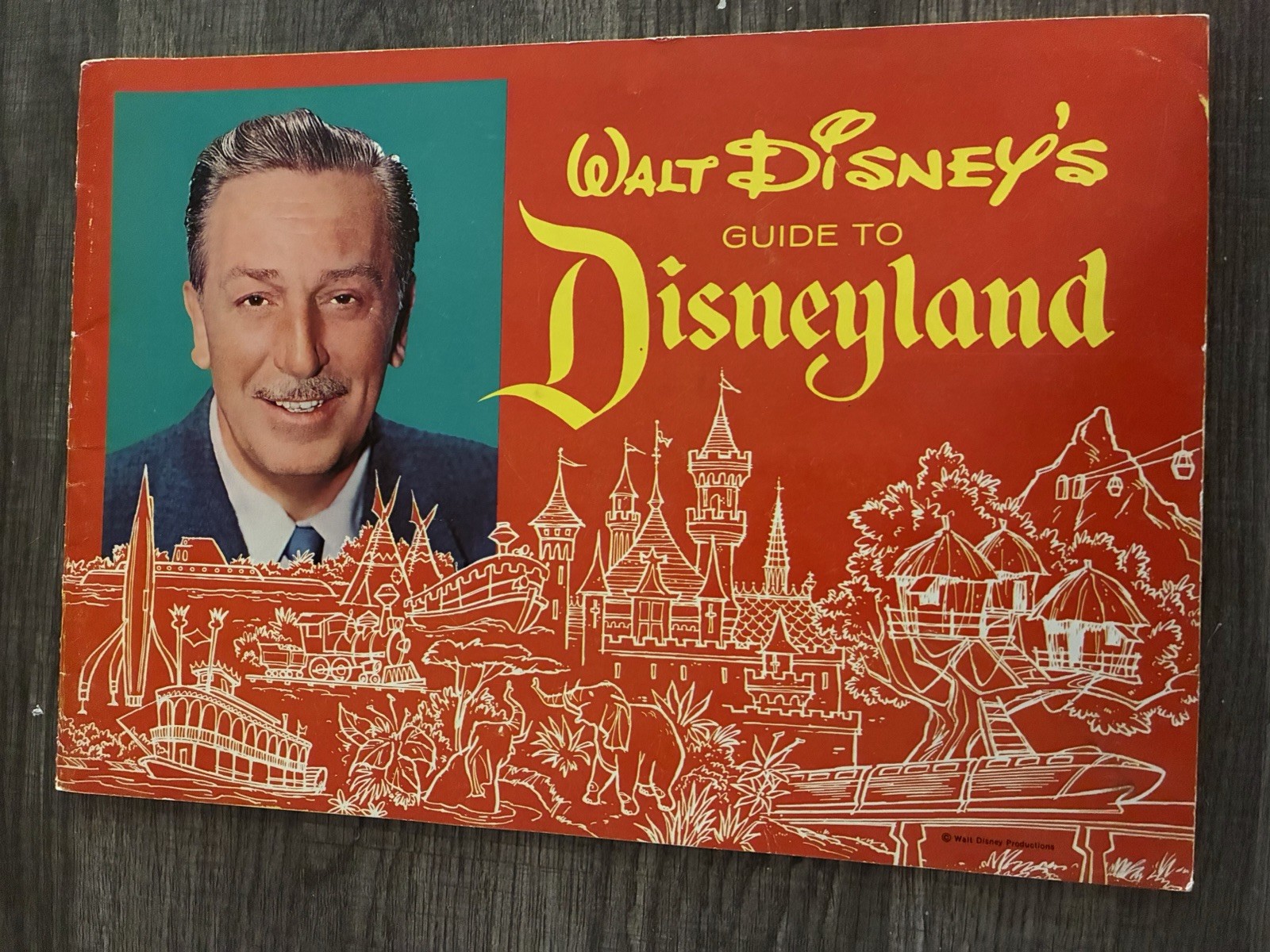 Vintage Walt Disney's “Guide To Disneyland” 1963 Collectible Booklet