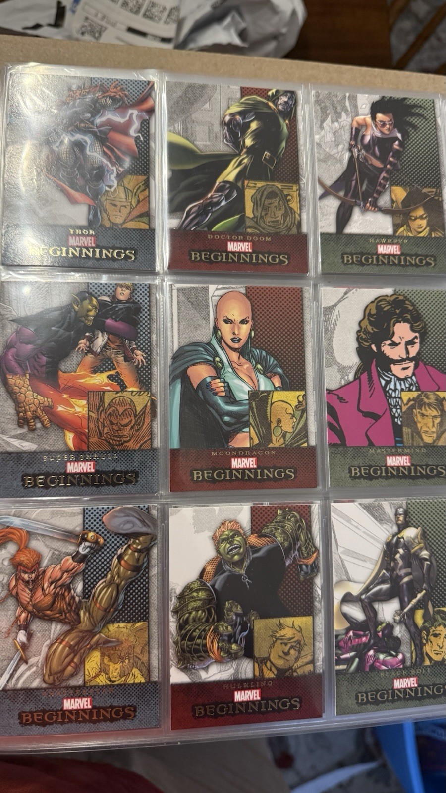 Marvel Beginnings 2011-2012 Volume 1 Series Full Base Set #1-540