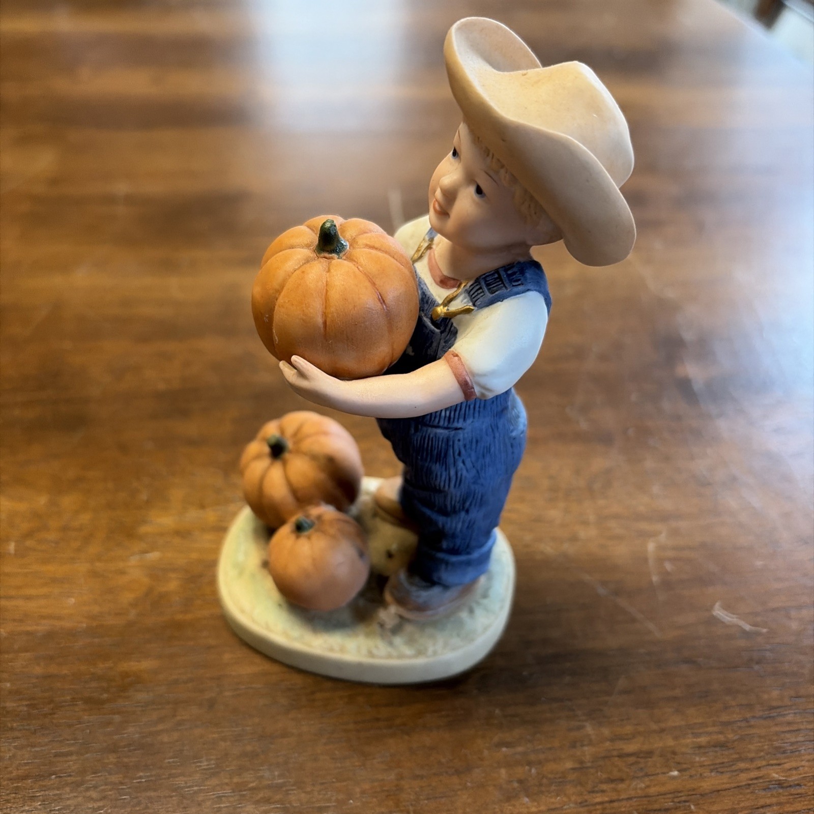 Vintage 1985 Homco Denim Days Danny Pumpkin #1502 Figurine