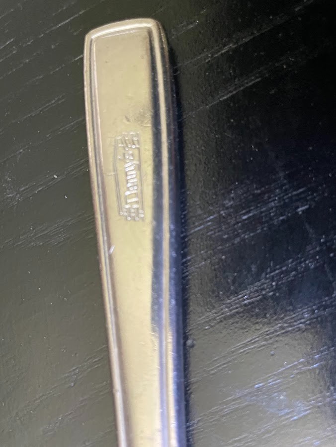 VINTAGE DENNY\'S DINER Restaurant - Logo Stainless Steel knife silverware cutlery