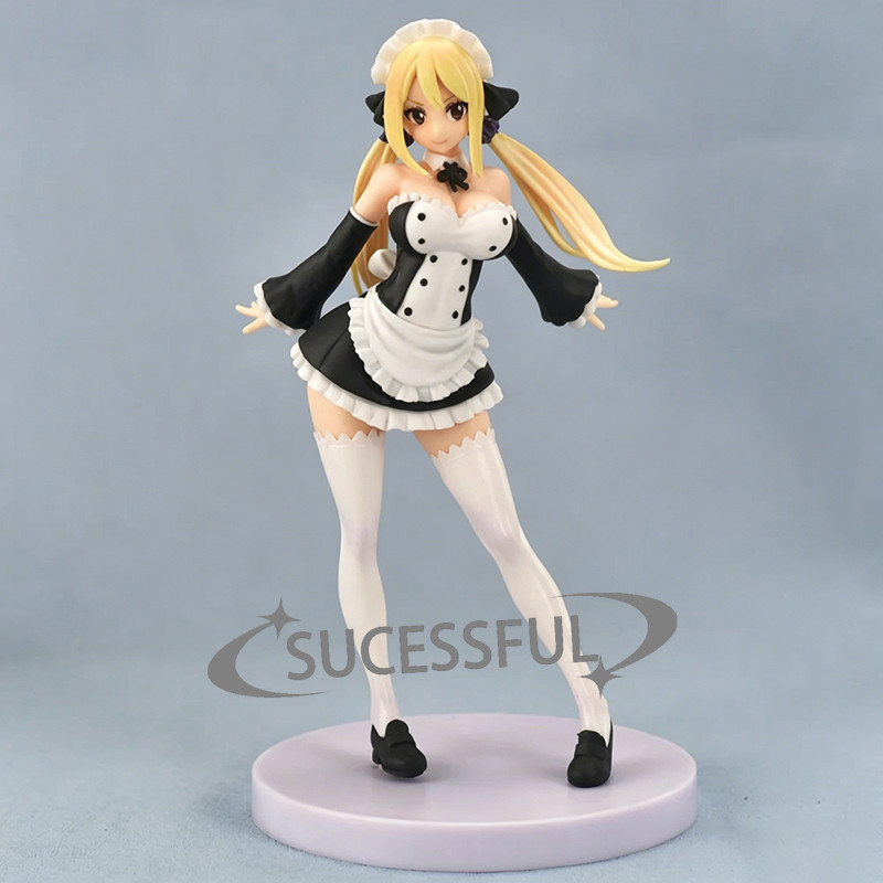 16cm Lucy Heartfilia Erza Scarlet Anime PVC Figure Collectible Birthday Gift