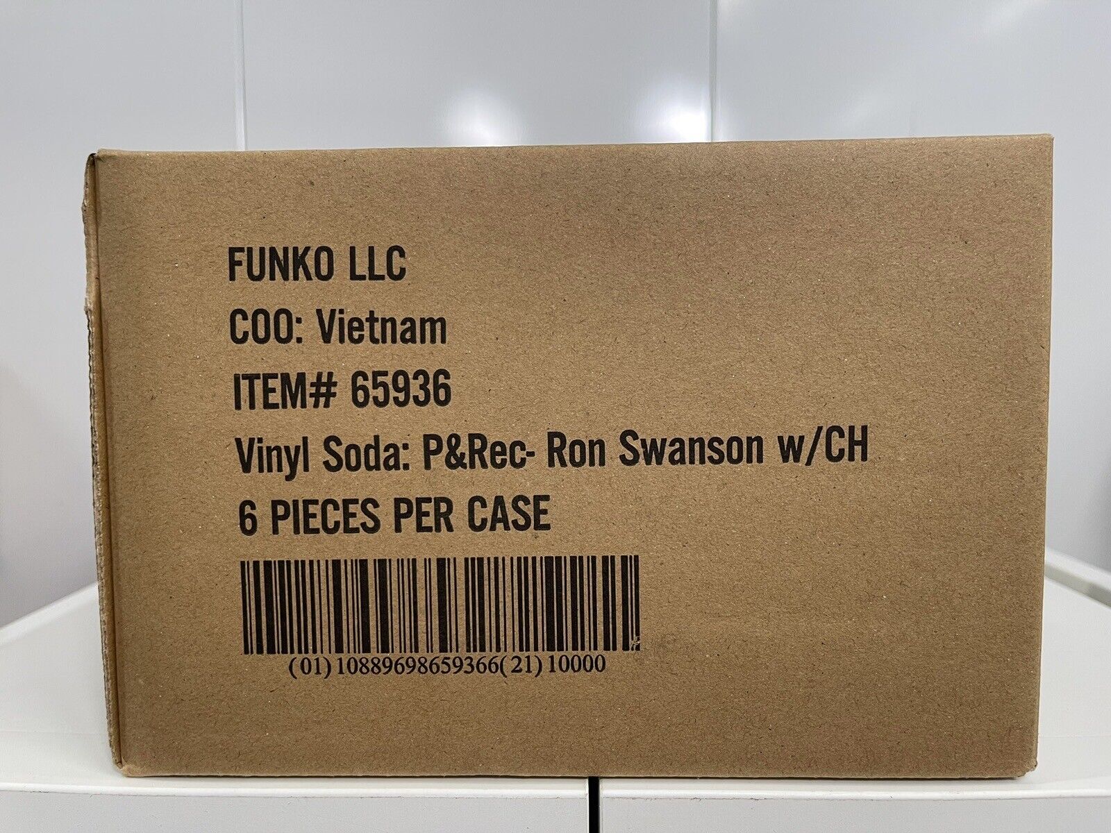 FUNKO VINYL SODA Parks and Rec: Ron Swanson **Factory Sealed Case Of 6**