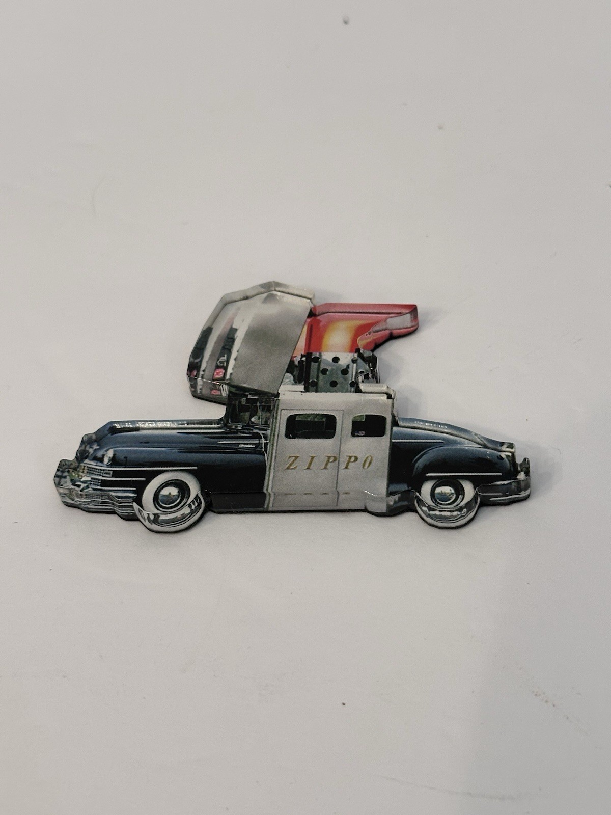 Zippo Car Vintage 1947 Chrysler Saratoga Promotional Refrigerator Magnet USA