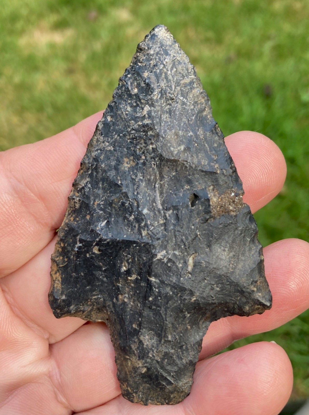 Beautiful Large Thin Black Newnan - 3 1/2\