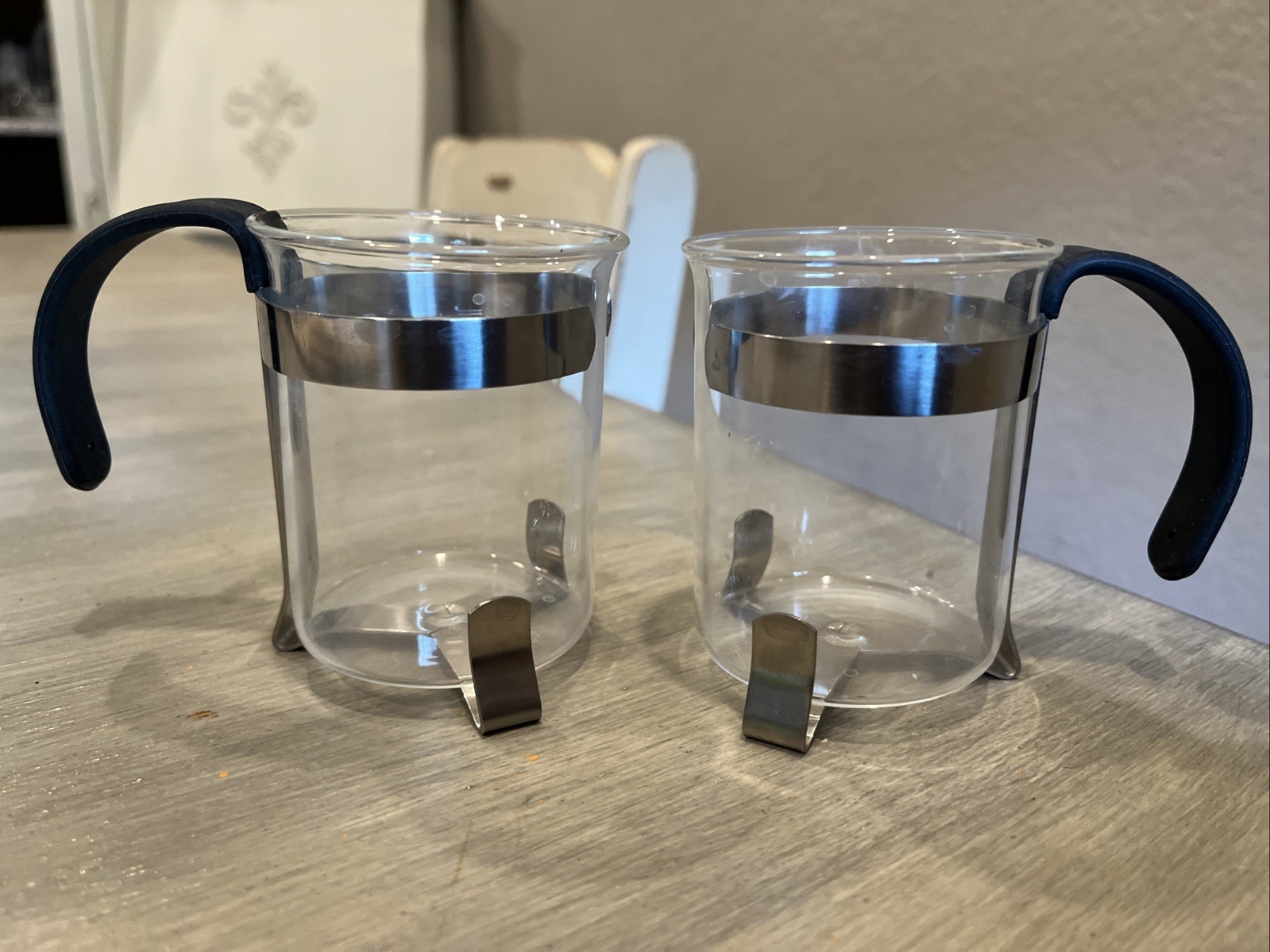 Vintage BODUM Italy by Flavio Rialto (2)French Press Coffee Cups Espresso Mugs