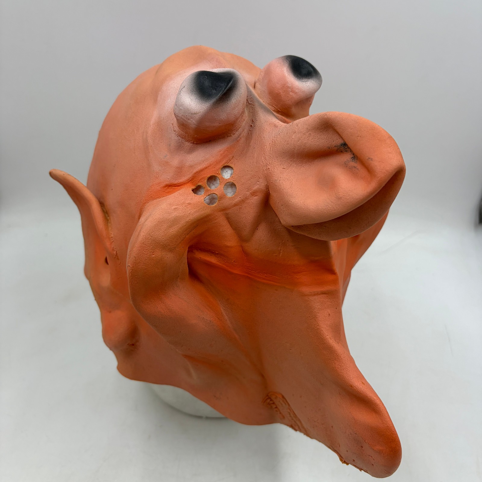 Vtg 90\'s Topstone Latex Old Man Elf Halloween Mask *CHIN HAS WEAR*