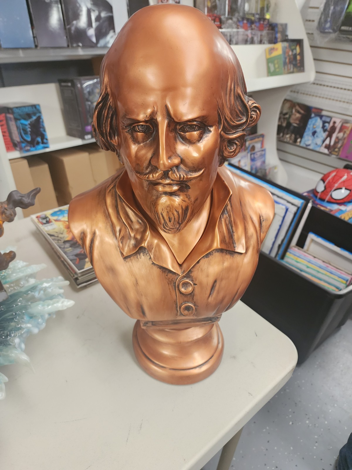 Rare 1966 Batman Shakespeare Resin Bust. Sculpted By Scott Fensterer.