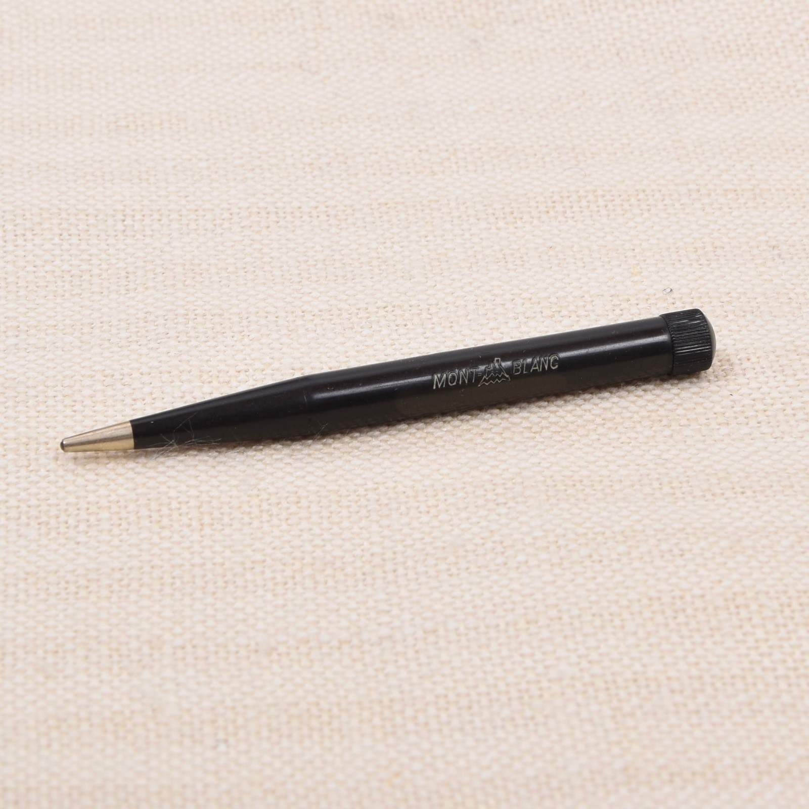 MONTBLANC c. 1930s Baby Size 8cm Hard Rubber Twist Mechanical Pencil Rare