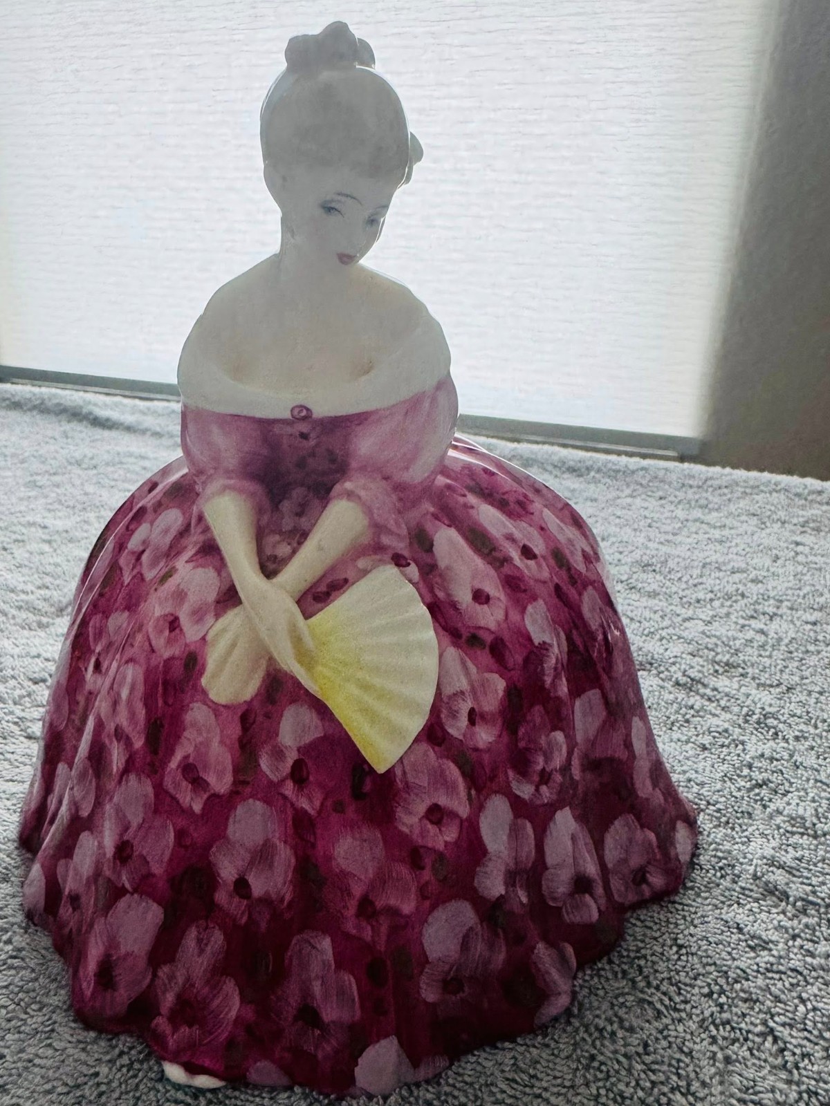 Royal Doulton Victoria Figurine HN2471 Pink Floral Dress Peggy Davies Vintage 7 Royal Doulton Victoria Figurine HN2471 Pink Floral Dress Peggy Davies Vintage 7