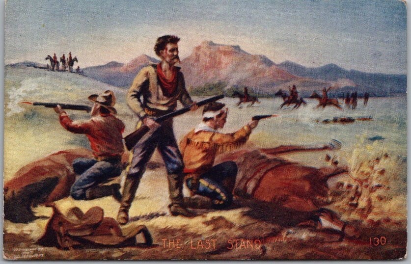 c1907 Cowboy / Western Postcard \