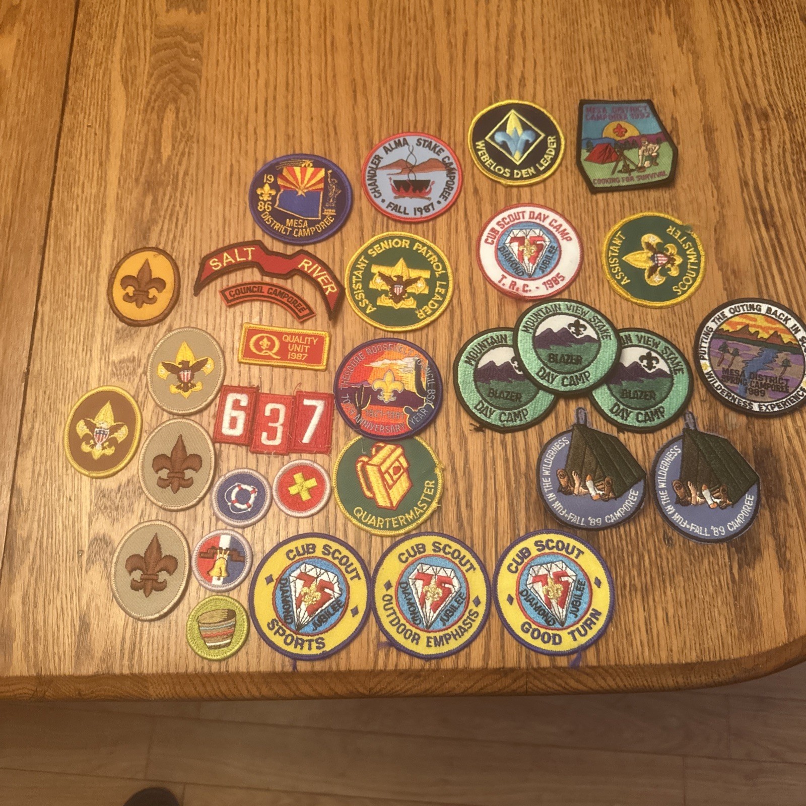 Vtg Boy Scout & Cub Scout Patch Lot 1980-1990s Camporee Council Leadership Set Vtg Boy Scout & Cub Scout Patch Lot 1980-1990s Camporee Council Leadership Set