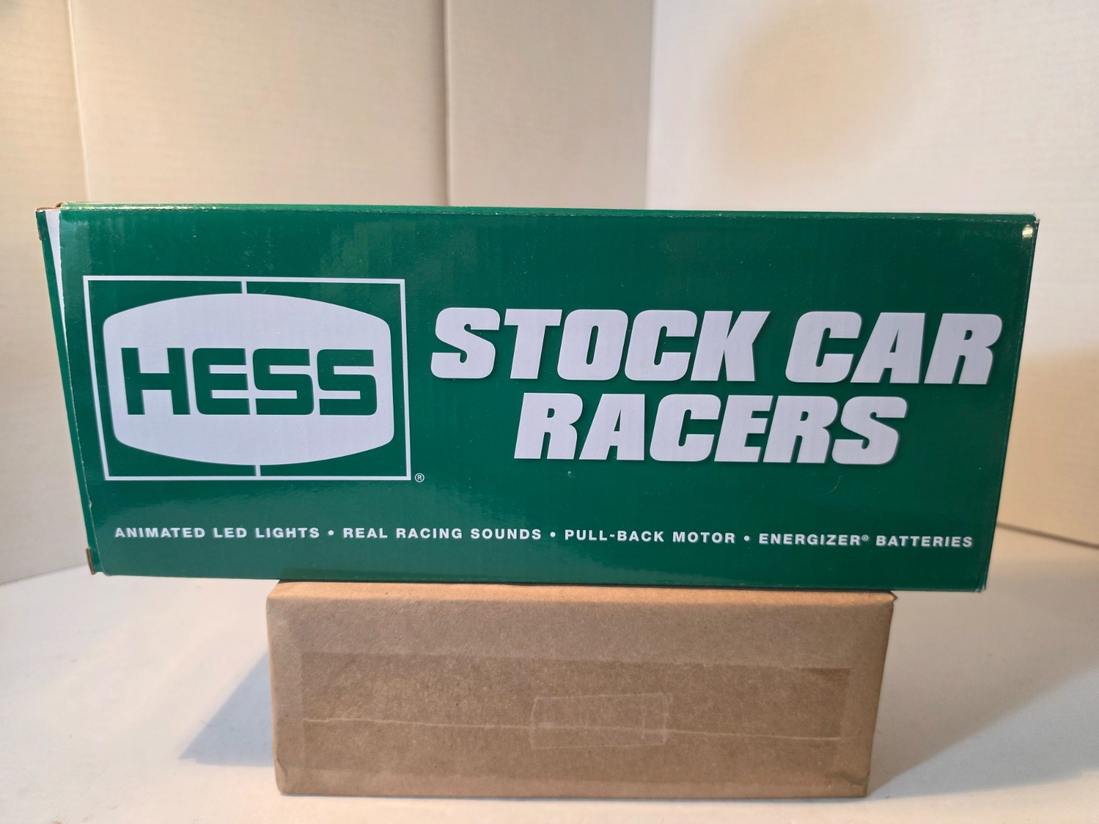 Hess 2025 Toy Stock Car with Racer Inside New in Original Box 2 in 1 Gas & Oil