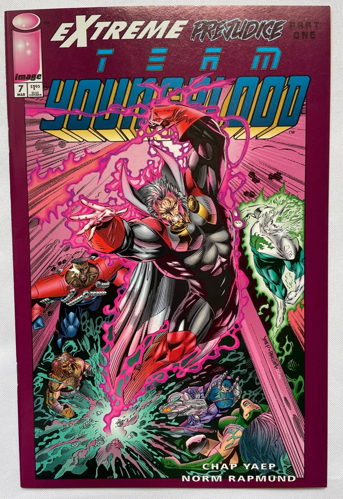 TEAM YOUNGBLOOD #7 (Image Comics, 1994) Rob Liefeld VF/NM TEAM YOUNGBLOOD #7 (Image Comics, 1994) Rob Liefeld VF/NM