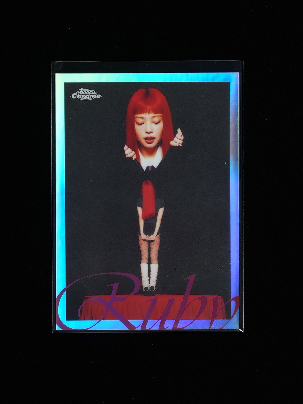 2026 Topps Chrome Jennie x Topps #RSSP Ruby Super Short Print Jennie