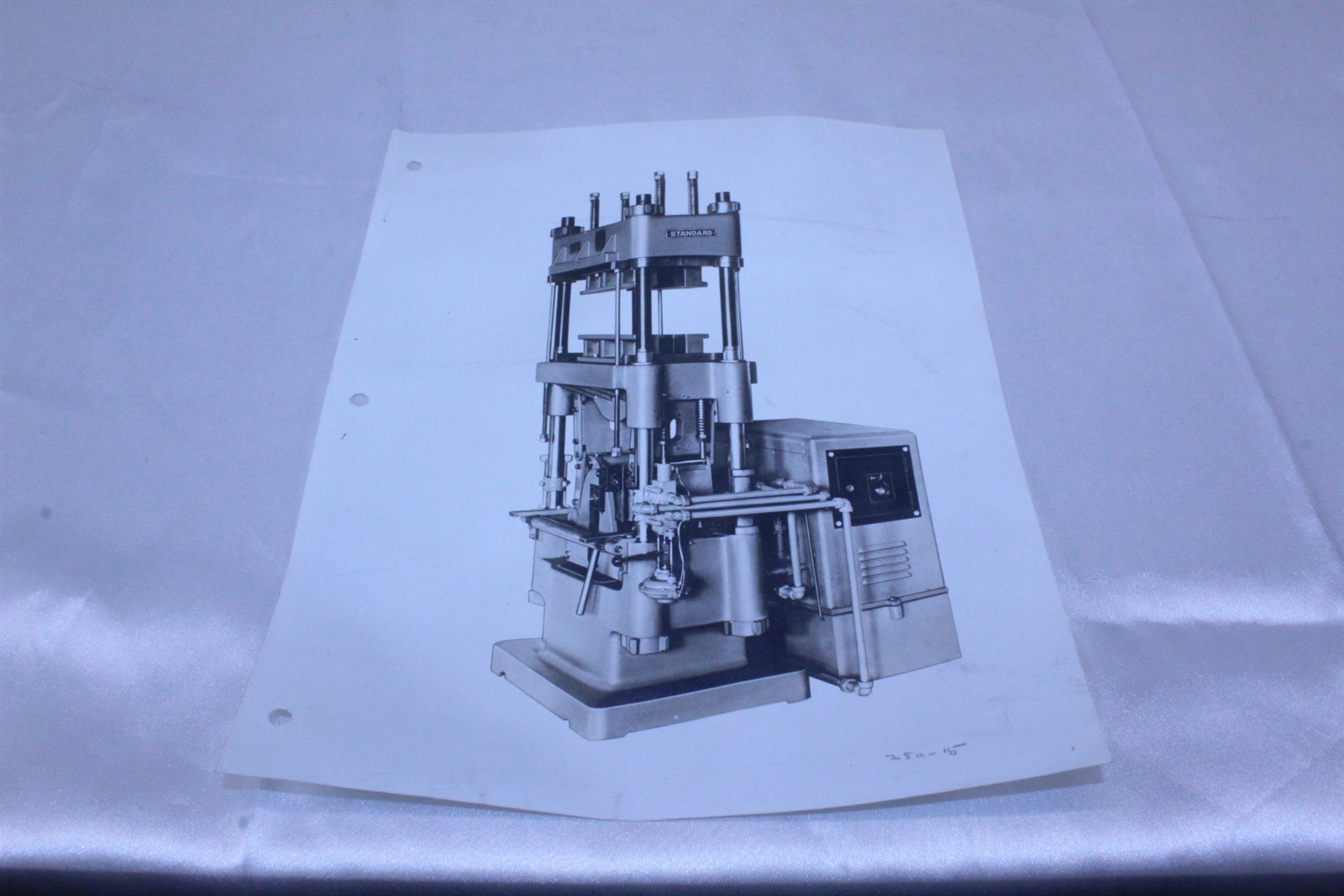 Vintage Black & White 1930\'s Photo Copy of Standard Equipment
