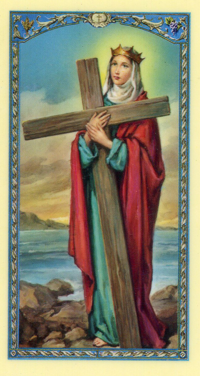Oracion a Santa Elena N - Laminated Holy Cards 25 CARDS