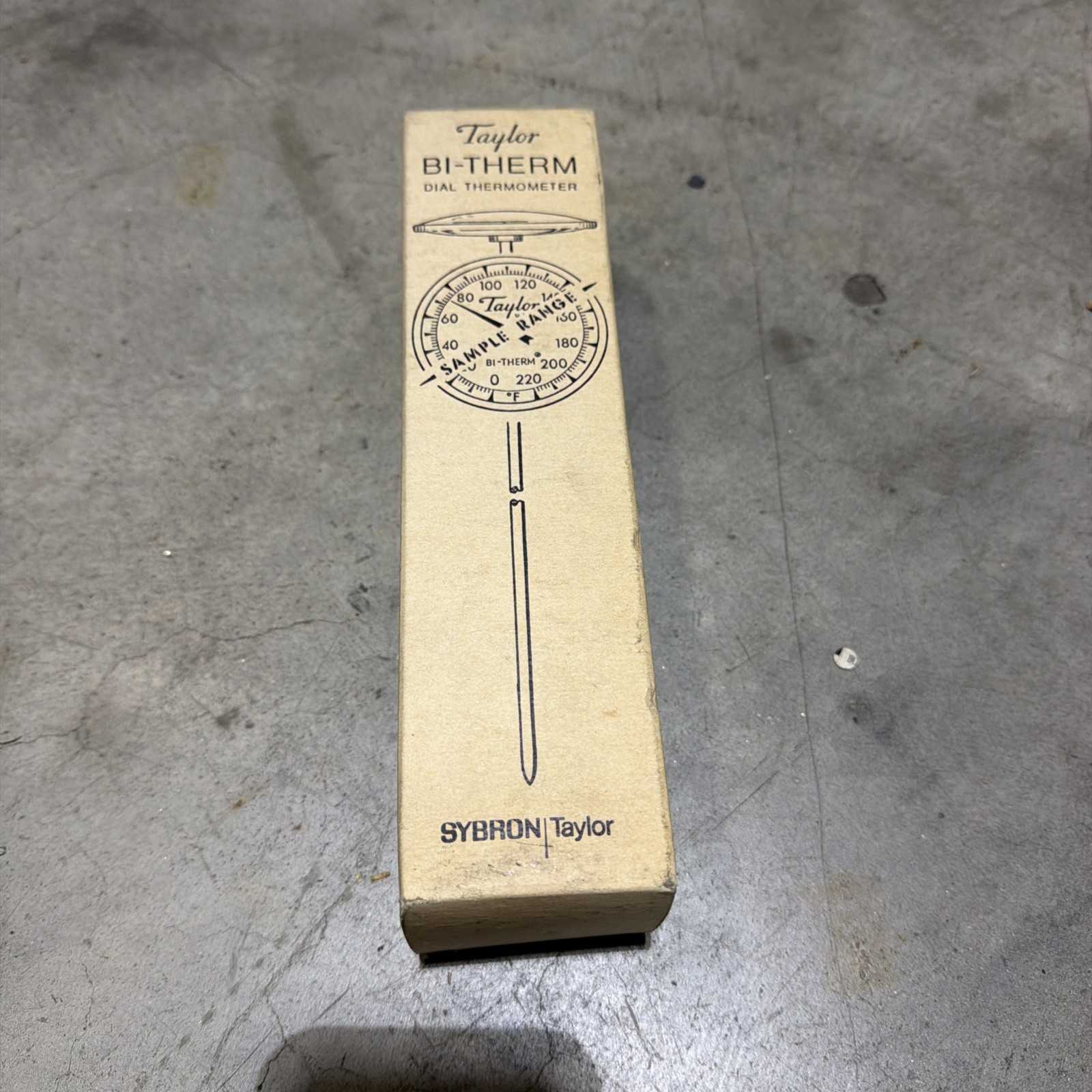 Vintage Taylor Bi-therm Dial Thermometer 6218-8 2” 08