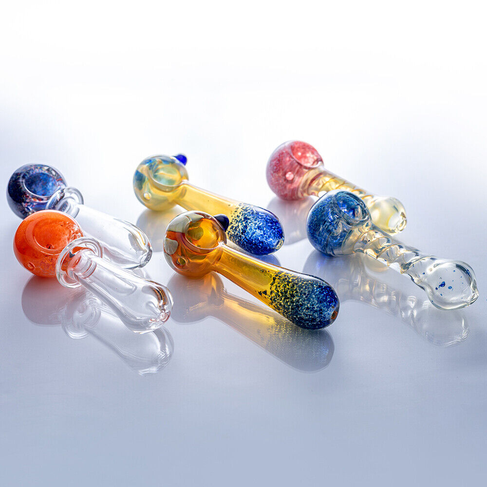 Buy 1 Get 1 50% Off 4″ PREMIUM Glass Spoon Pipe Tobacco Bowl - Assortment