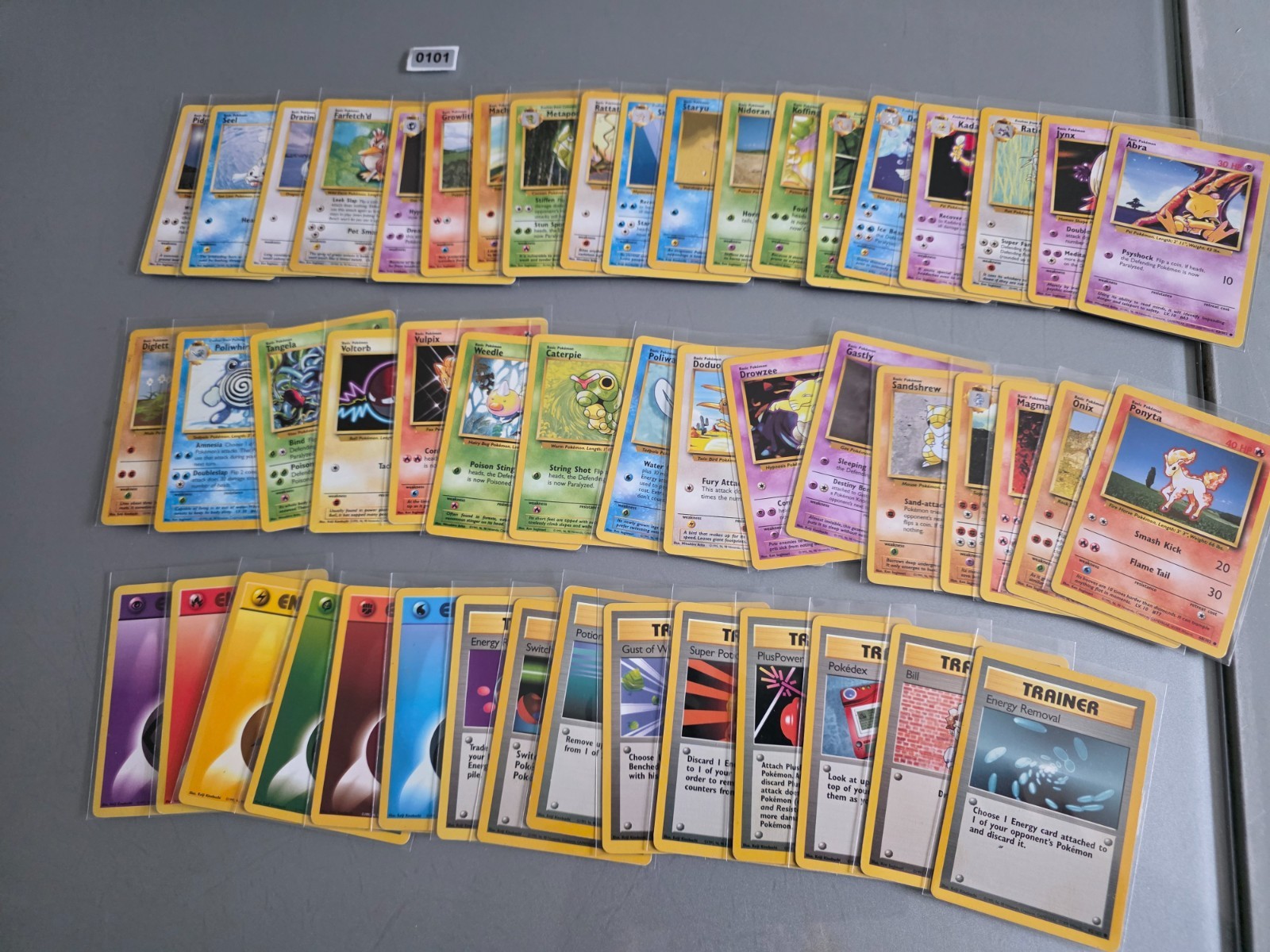 1998 WOTC Pokemon 50x Base Set Collection Excellent - Nearmint English