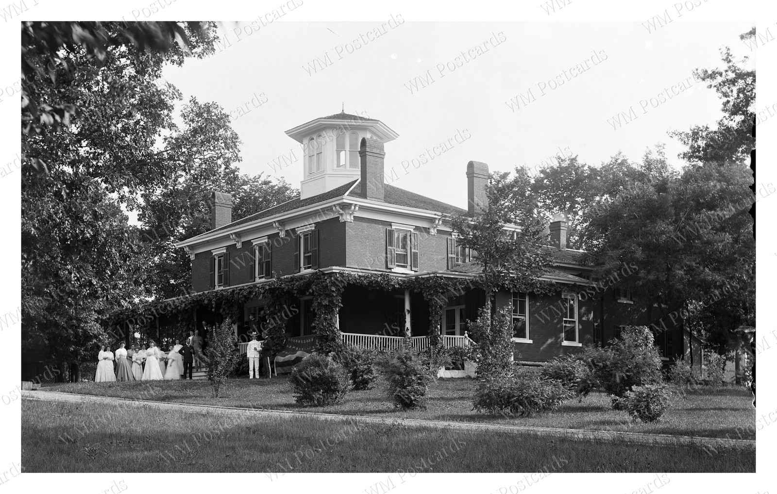 Minneapolis Minnesota 1903 Lake Harriet Reeve House Porch Standard Postcard Minneapolis Minnesota 1903 Lake Harriet Reeve House Porch Standard Postcard