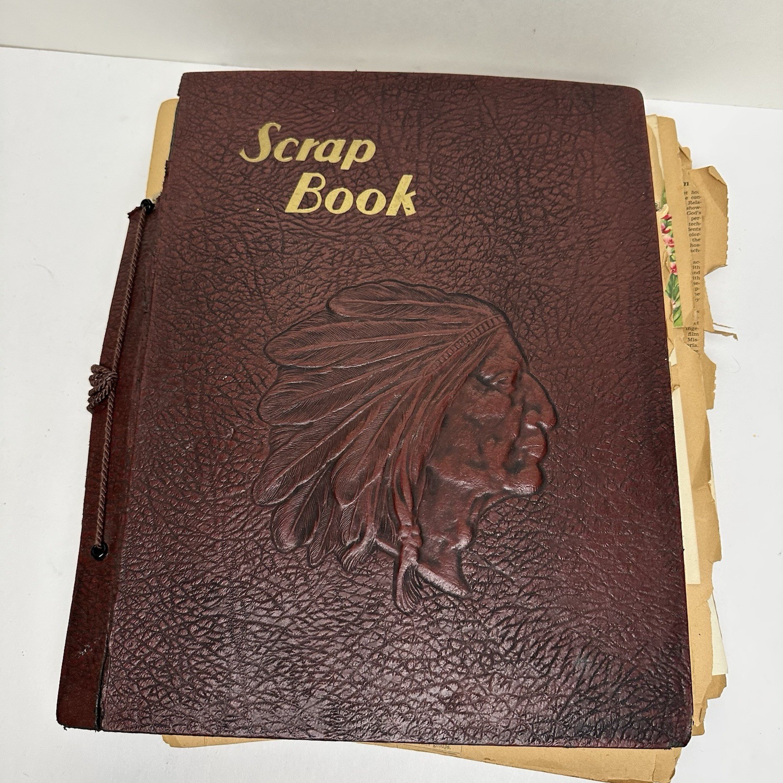 Vintage 1940s Baylor University Baptist Scrapbook Theatre Play Bill Religious