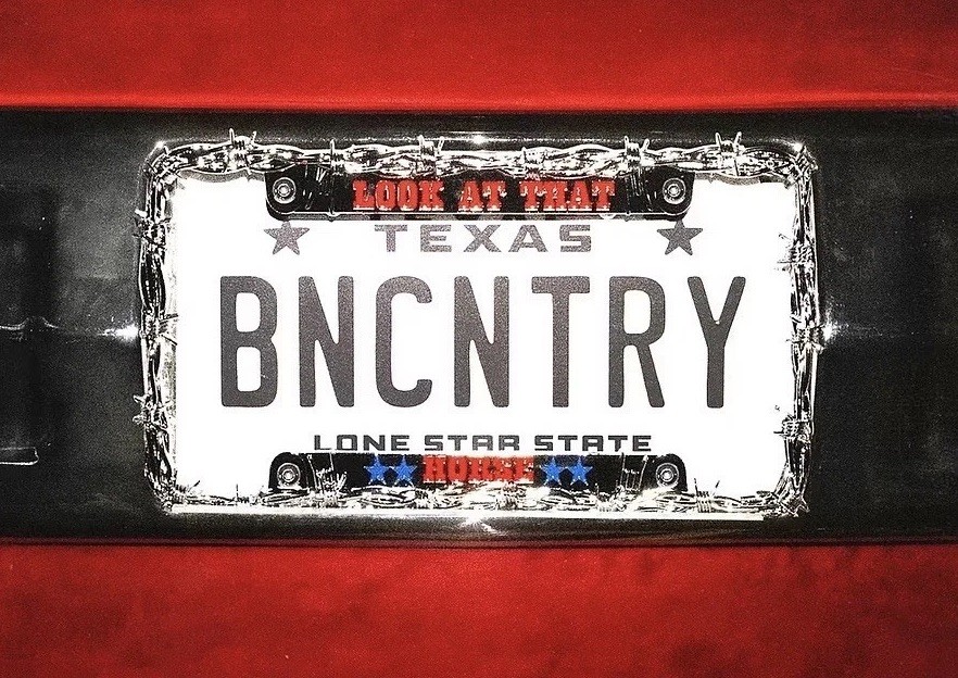 【9481】Beyoncé Cowboy Carter Tour License Plate Frame Brand New Official Merch