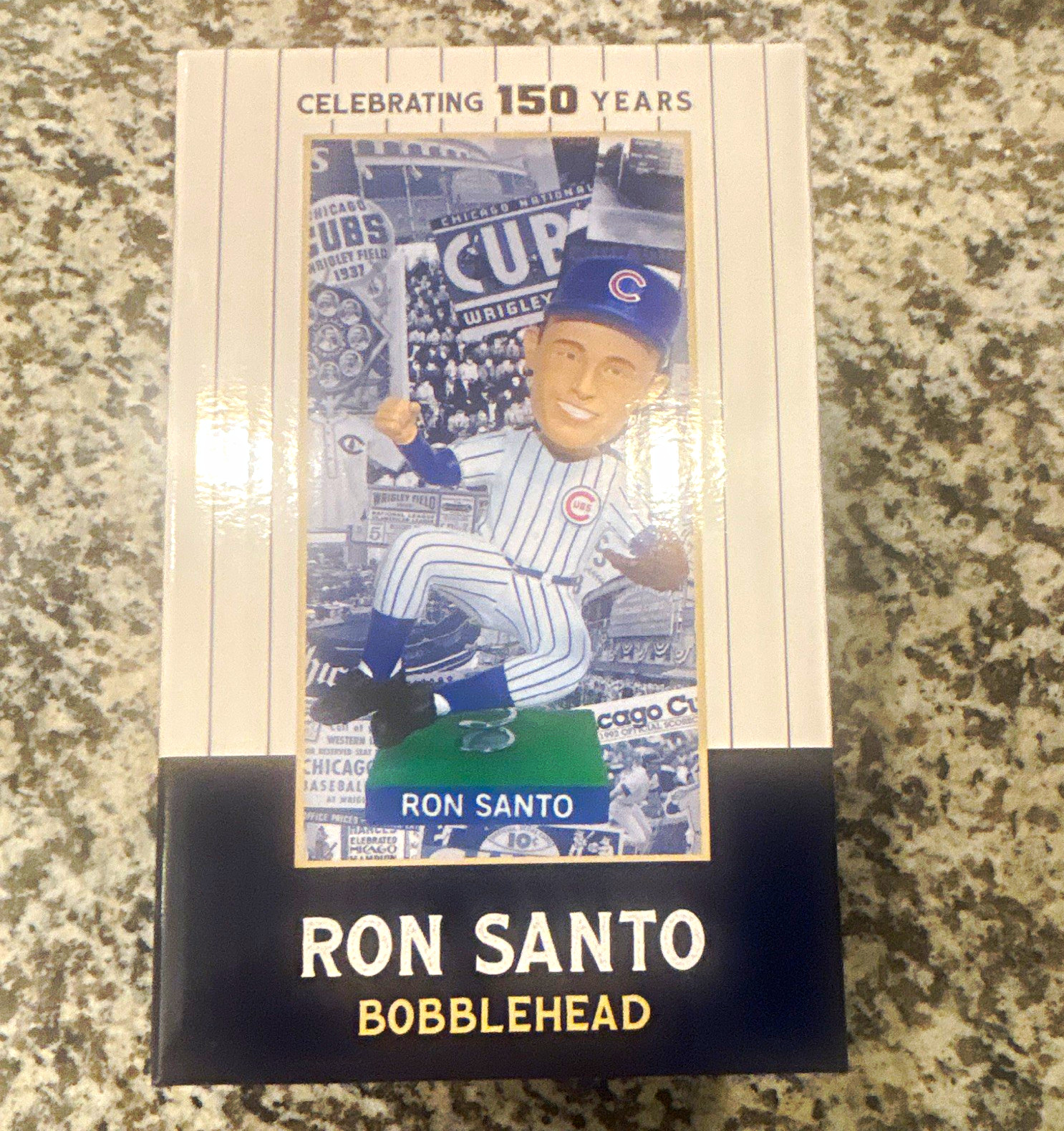 CHICAGO CUBS RON SANTO BOBBLEHEAD NIB 4/18/26 WRIGLEY FIELD SGA