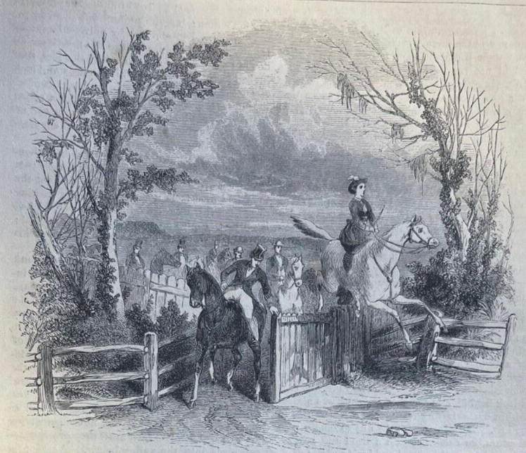 1861 Fox Hunting Fox Hunters illustrated