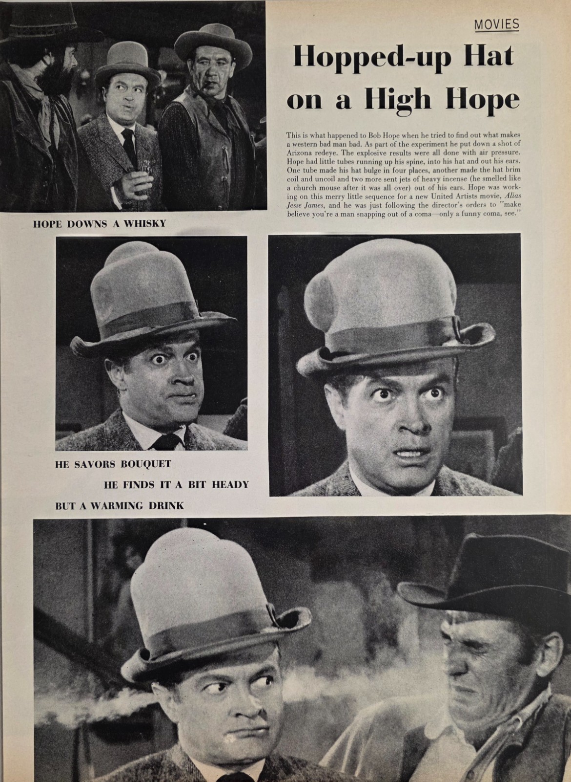 1959 Magazine Photos Bob Hope Stars in United Artists Movie \