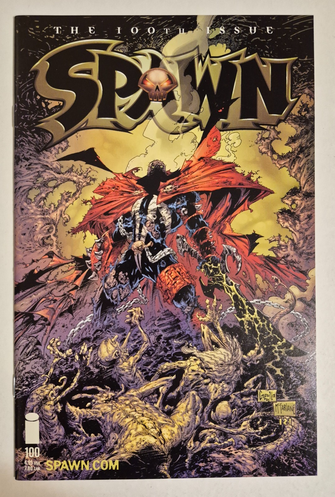 Spawn #100 (2000, Image) NM Greg Capullo Variant Todd McFarlane