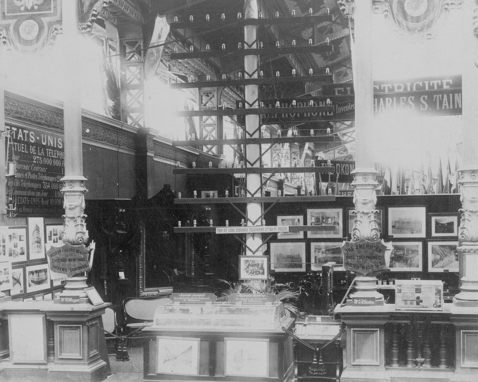 American Telephone Co. and Western Electric Co 1889 8x10 Photo Reprint No Frame