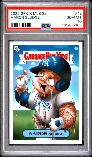 2022 TOPPS GPK GPK X MLB SER 2 ALEX PARDEE #4A AARON SLUDGE PSA 10