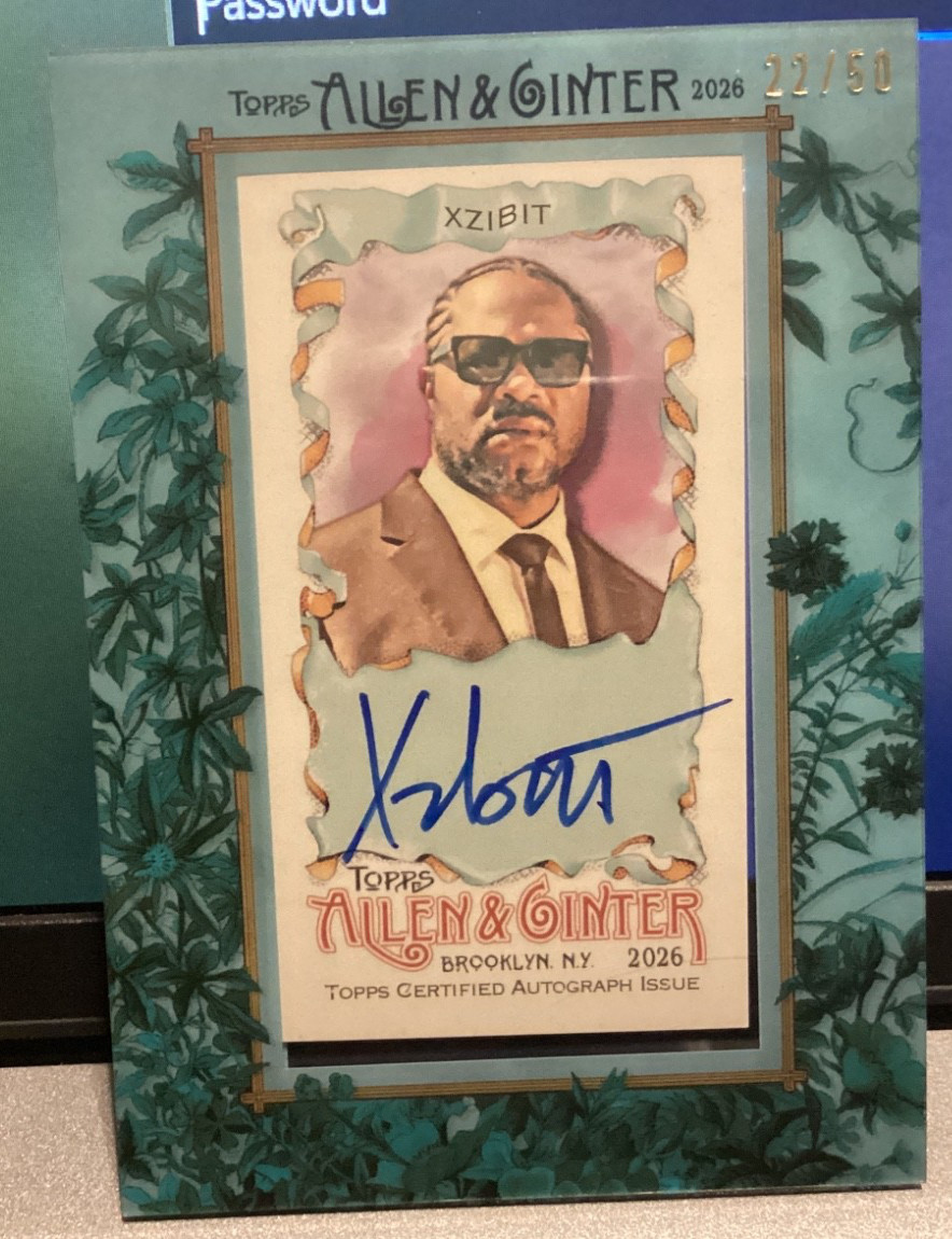 Topps 2026 Allen & Ginter Xzibit Star Autograph  MA-XZ SN #22/50