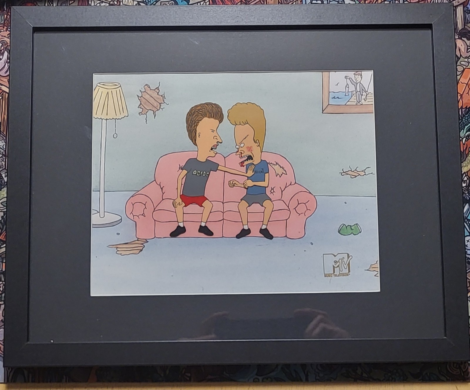 Mtv's Beavis And Butt-head Animation Cel 