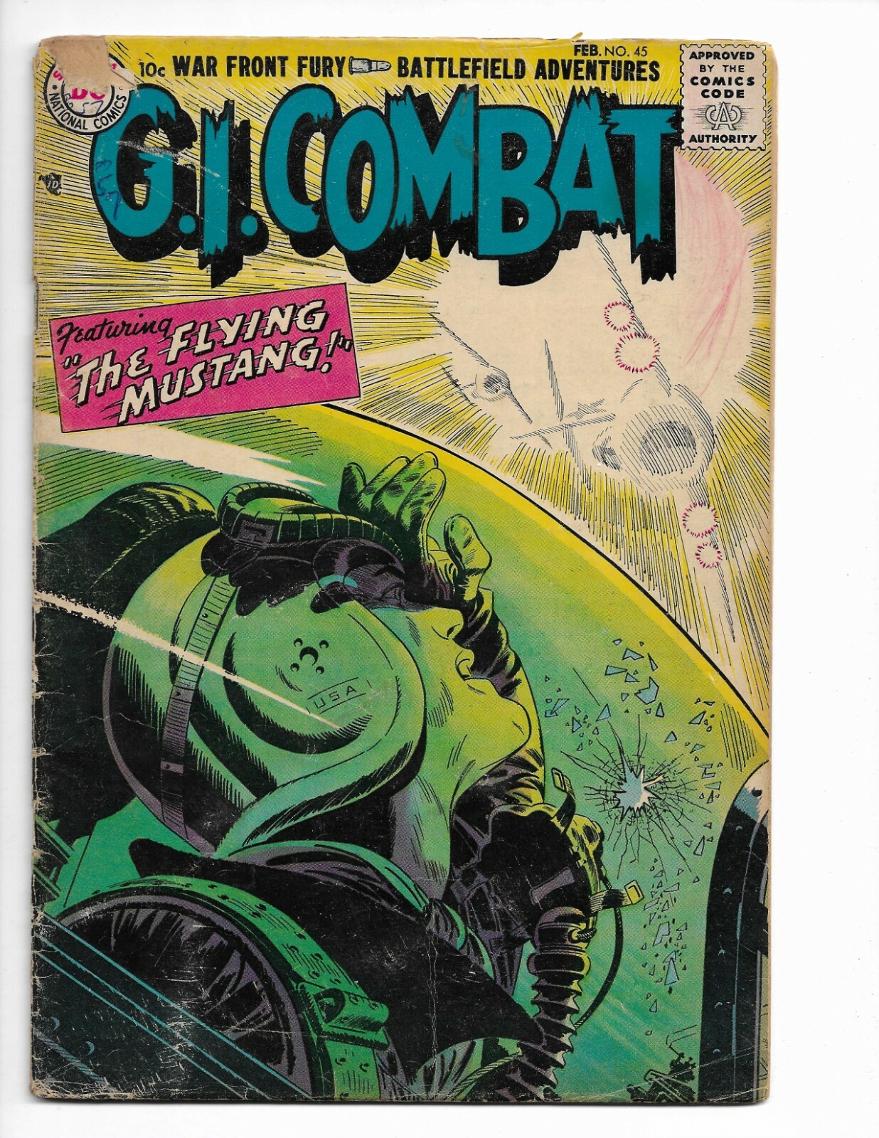 G. I. Combat 45 1957 DC Comics G/VG 3.0 2nd DC Issue US Battlefield Adventures